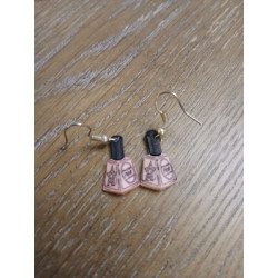 Earrings "Precious Pink Nail Polish"