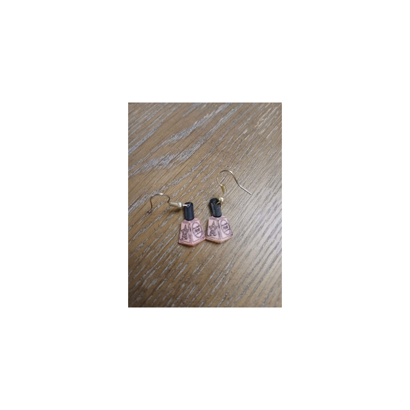 Earrings "Precious Pink Nail Polish"