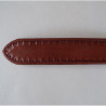 1 1/2" Hand Tooled Leather Belt - Medium Brown