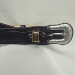 Ranger Belt w/Basket Weave Design