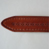 1 1/2" Hand Tooled Leather Belt - Tan