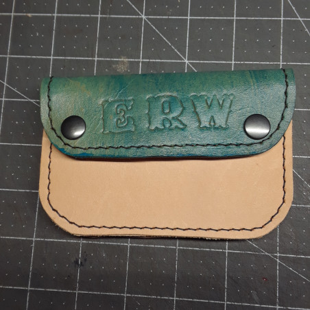 Mini Trucker Wallet - Initials ERW