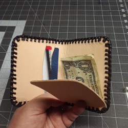 Money Clip Card Wallet - Initials CLD